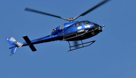 Lot zapoznawczy helikopterem